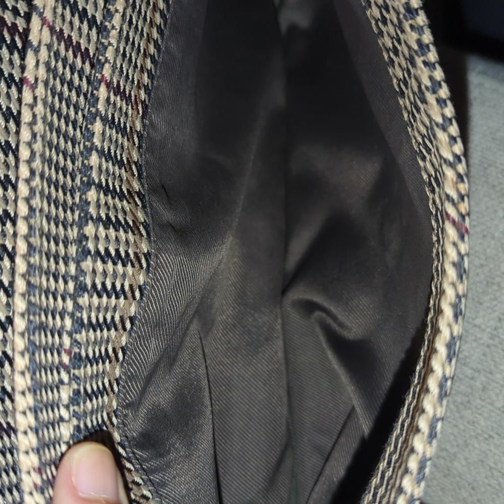 Vintage LAUREN by Ralph Lauren Houndstooth Purse - Picture 9 of 14